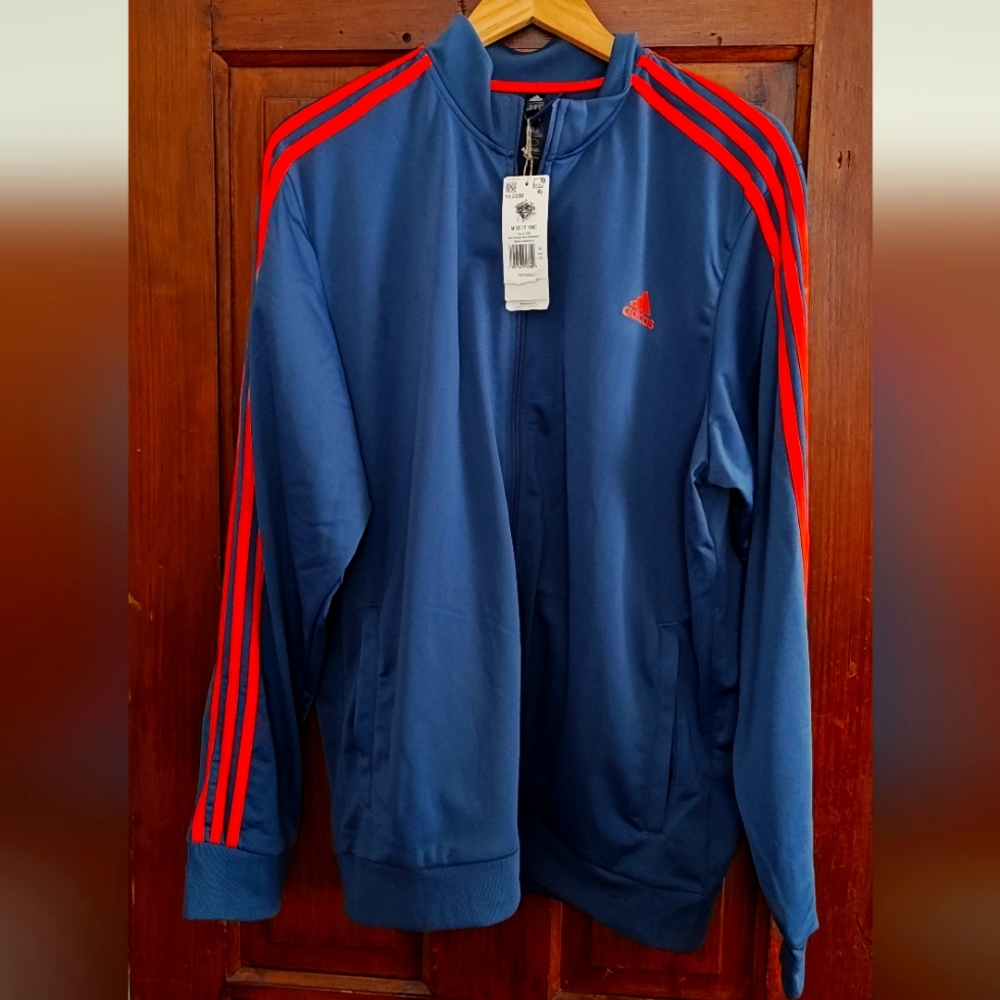 Adidas track top XL, new with tags